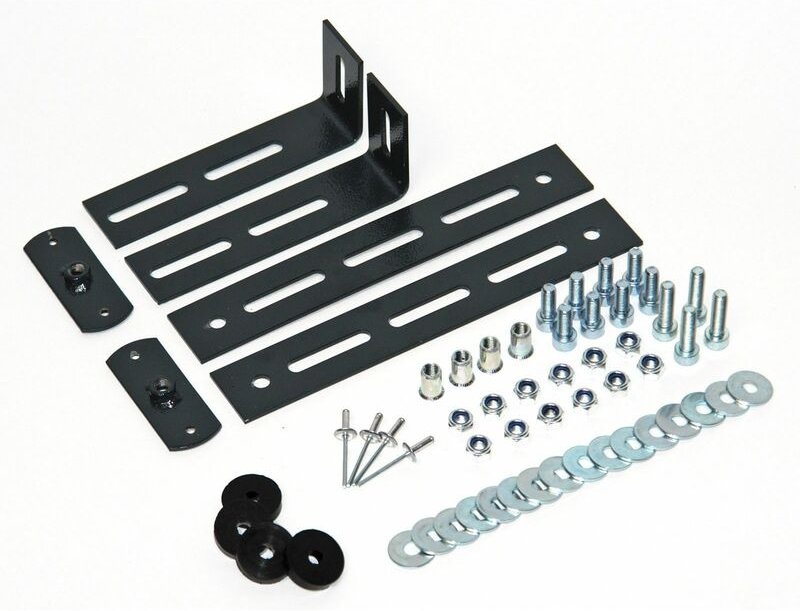 Dema - Befestigungsset Bodenbefestigung für Kfz-Regal Fahrzeugeinrichtung Fahrzeugregal