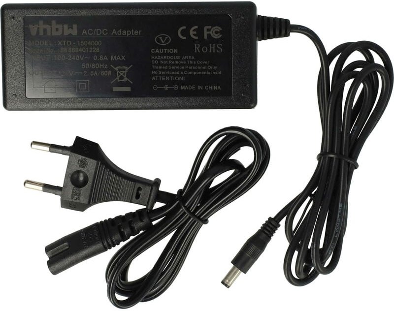 Ladegerät kompatibel mit Neato XV-Signature Pro, XV-25, XV-21, XV-18 Saugroboter - Vhbw