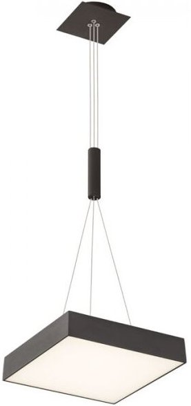 Plafoniera LARISA SQ 30 a sospensione nero 230V LED 30W 3000K