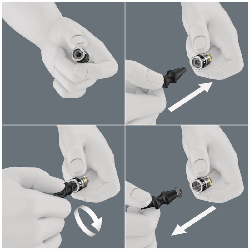 Belt a 1 Zyklop Steckschlüsseleinsatz-Satz Haltefunktion 10tlg. 05003880001 - Wera
