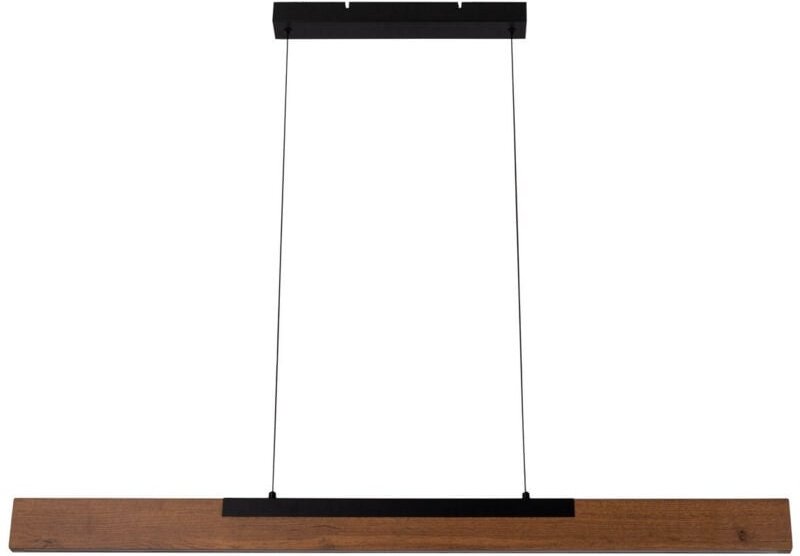 Naeve WILMA Dimmbare LED-Balken-Pendelleuchte, Deckenleuchte, Braun, 3000 K