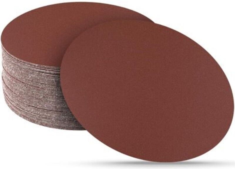 30 Stück Schleifscheiben, 180 mm runde Schleifscheiben ohne Löcher Schleifpapier mit 320er Körnung für Trockenbauschleif...