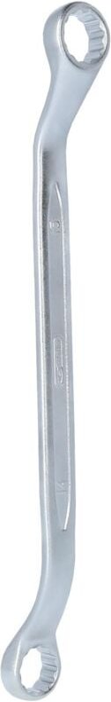 Doppel-Ringschlüssel, leicht gekröpft, 14x15mm