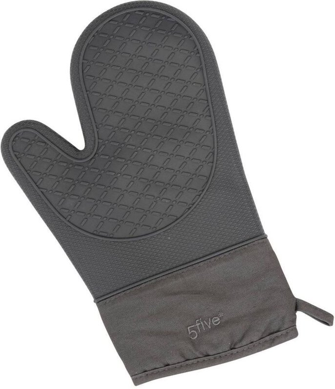 Silikon- und baumwollhandschuh grau - 5five