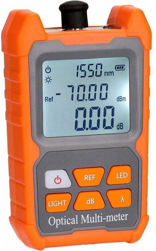Fortuneville - shining house Multimeter, optischer Leistungsmesser, tragbarer Mini-optischer Leistungsmesser mit 8 Welle...