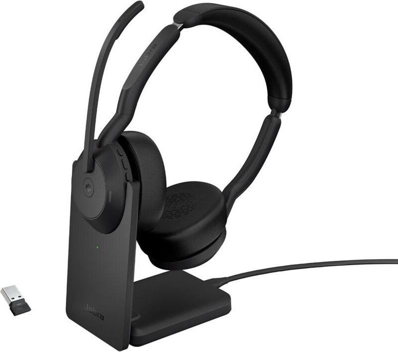 Jabra evolve2 55 stereo headset mit link380a - optimiert fur microsoft teams