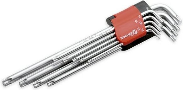 Thumbnail - Torx xl Steckschlüssel Satz 9-tlg T10-T50 Dogher 608-009