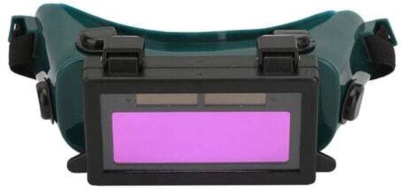 Schweißbrille, Solarbetriebene, automatisch abdunkelnde Augenmaske, Schweißbrille für Schweißer, Schutzbrille für Bauste...