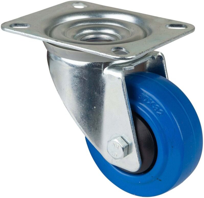 BS Rollen Transportrolle L400.B62.081 Lenkrolle, Raddurchmesser 80 mm,