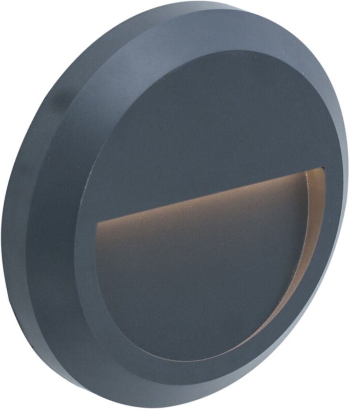 Forlight - Siram aplique exterior con luz led blanco cálido en color gris urbano