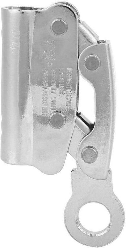 Climbing Fall Protection Drop Clip Portable Alloy Steel Self-Braking Stop (Round Hole)