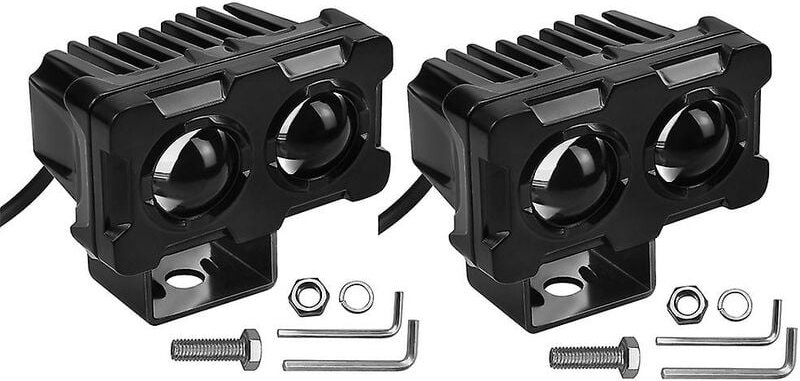 Woosien - stücke Motorrad Led Scheinwerfer Licht Scheinwerfer Licht Hilfs Lampe Für Off-road-Motorräder, Atv,