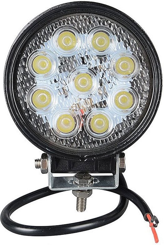 Ahlsen - LED-Arbeitsleuchte für Traktor, 10 cm, 4 Zoll, 27 w, mit Magnet, magnetischer Sockel, LED-Strahler, 12 v, 24 v,...