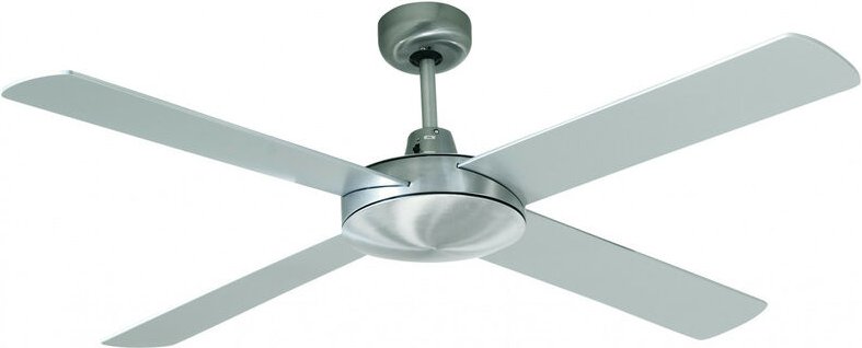 Beacon - Deckenventilator Futura Chrom 132 cm mit Wandschalter