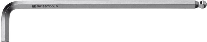 6-kant-Winkelschraubendreher, lang verchromt 1/8 Zoll - Pb Swiss Tools