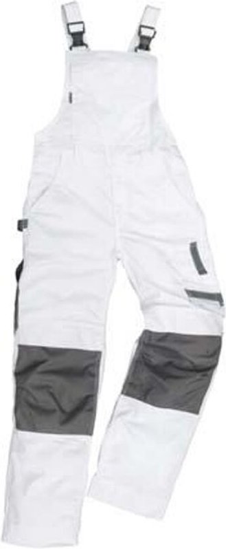 Excess Arbeitslatzhose Champ, Gr. 52, weiß/grau