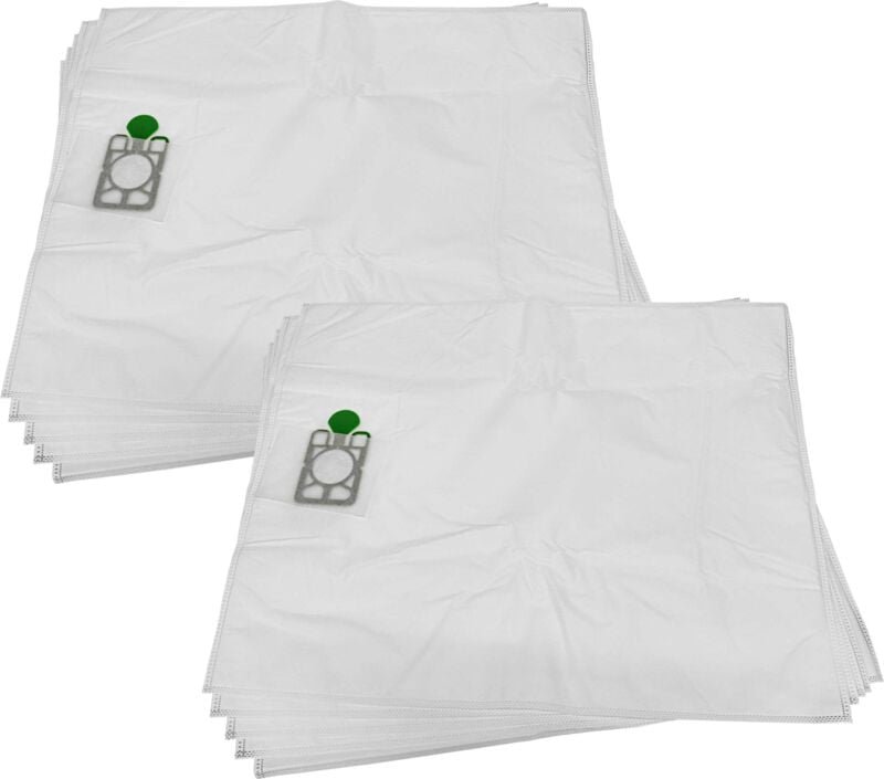 10x Staubbeutel Ersatz für Numatic NVM-4BH, 604019 für Staubsauger - Mikrovlies, 76cm x 63cm Weiß - Vhbw