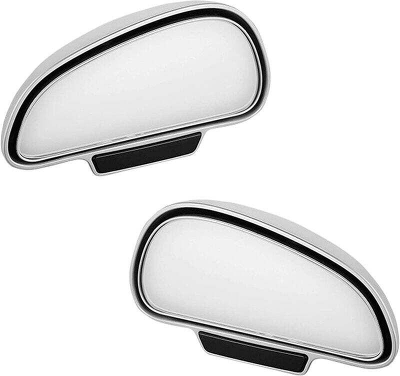 2er-Pack Toter-Winkel-Spiegel, Auto-Weitwinkelspiegel, 360-Grad-Auto-Zusatzspiegel für Auto, LKW, SUV, Wohnmobil (Silber...