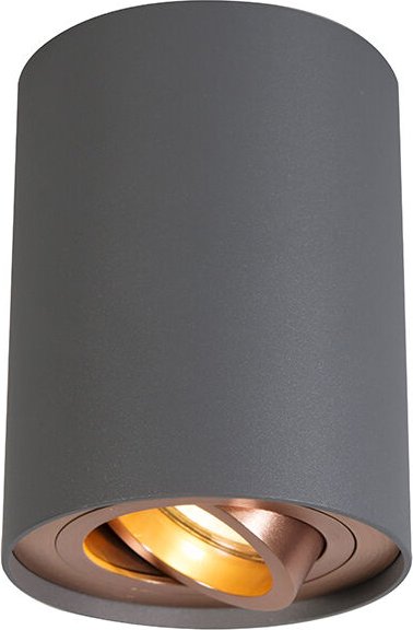 Smart Spot grau mit Kupfer inkl. GU10 WiFi Lichtquelle - Rondoo Up