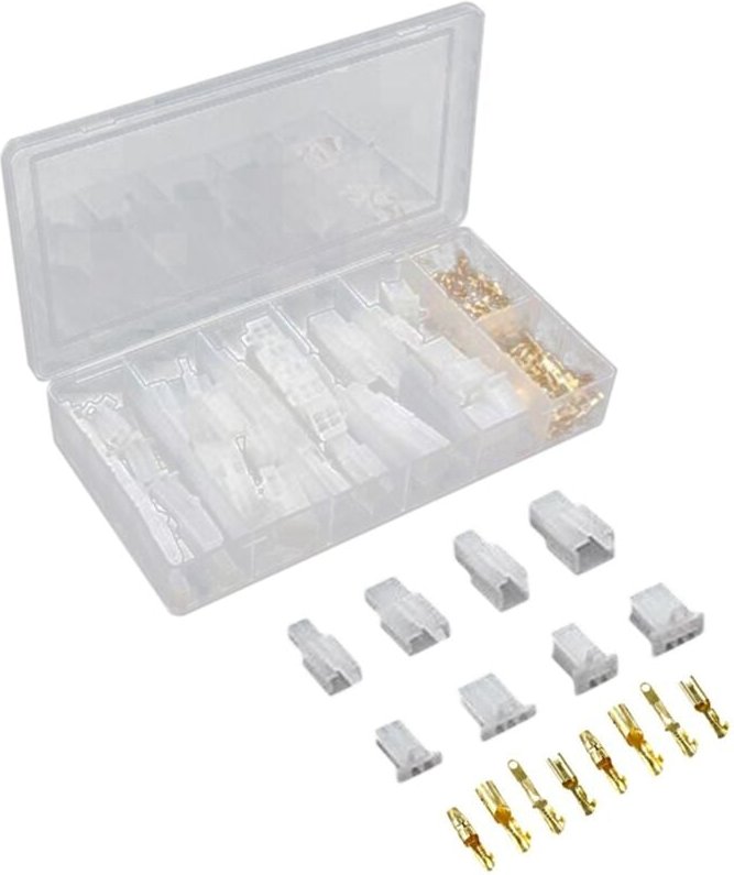 200 StüCke 2,8 mm Automobil Kabelverbinder 2/3/4/6 Poliger Elektrischer Stecker und Buchse Kabelanschluss Satz für Auto ...