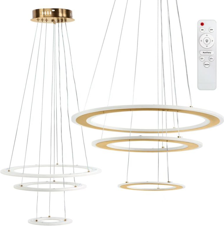 Pendelleuchte Toolight led G041-3CP brush gold