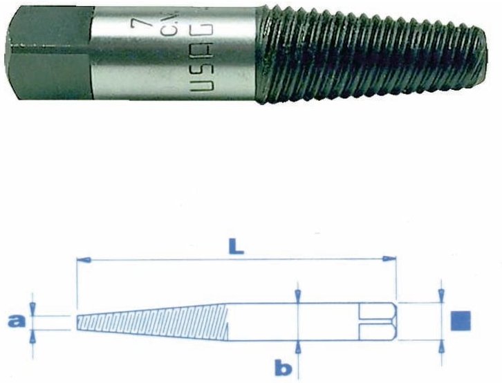 Konische Auszieher für Schrauben 11-14 Loch 6,5 mm - Idrhaus