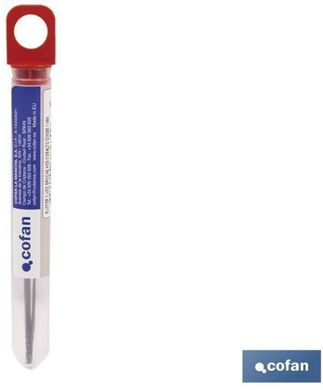 Blister 3 Stück HSS-Kobalt-Bohrer DIN388 2 mm