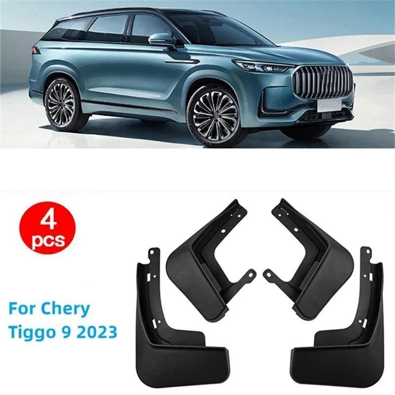 4 STÜCKE Auto-Kotflügel-Schmutzfänger, Spritzschutz, Kotflügel für Tiggo 9 2023 2024, Autozubehör