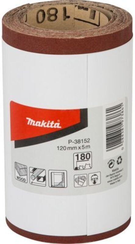 Schleifpapierrolle 120 mm x 5 m K180 - P-38152 - Makita