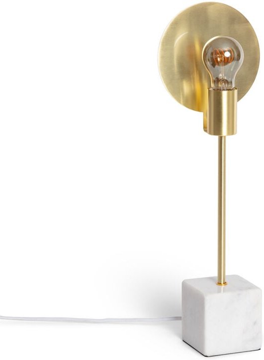 Ledkia - Tischlampe Marmor und Metall Argos Gold