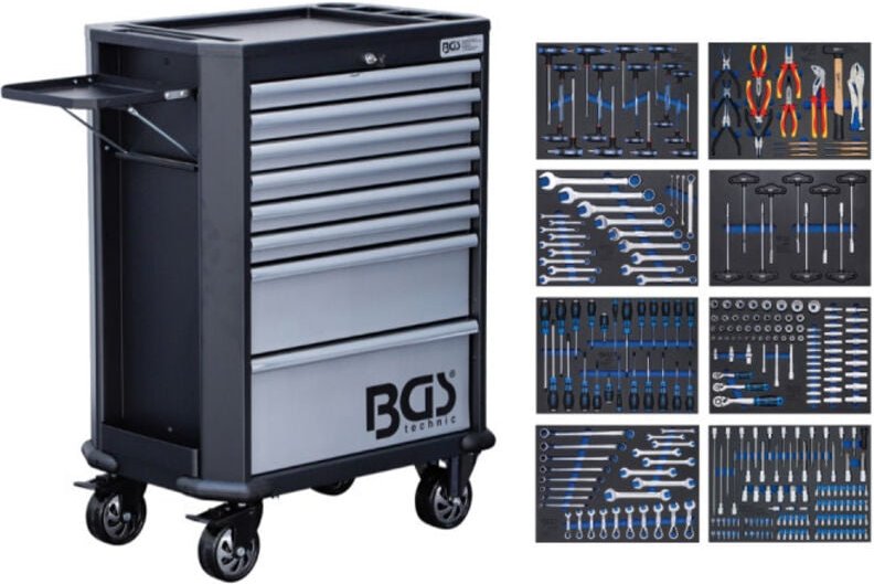 Thumbnail - Werkstattwagen 8 Schubladen mit 299 Werkzeugen