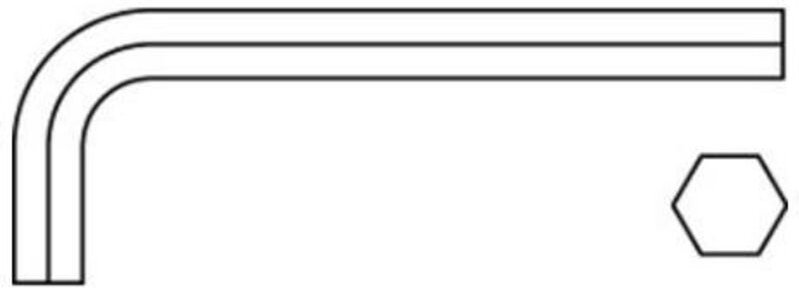 Iso 2936 Stahl sw 1,3 vergütet s 100 Stk