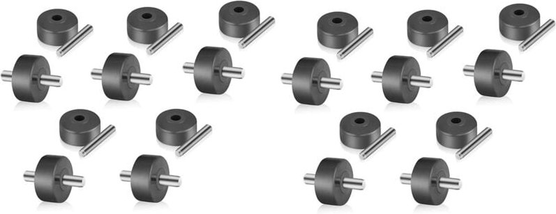 20 Bodenbürstenräder für -Staubsauger NV350 NV352 NV355 NV356E NV500 NV501 und Mehr