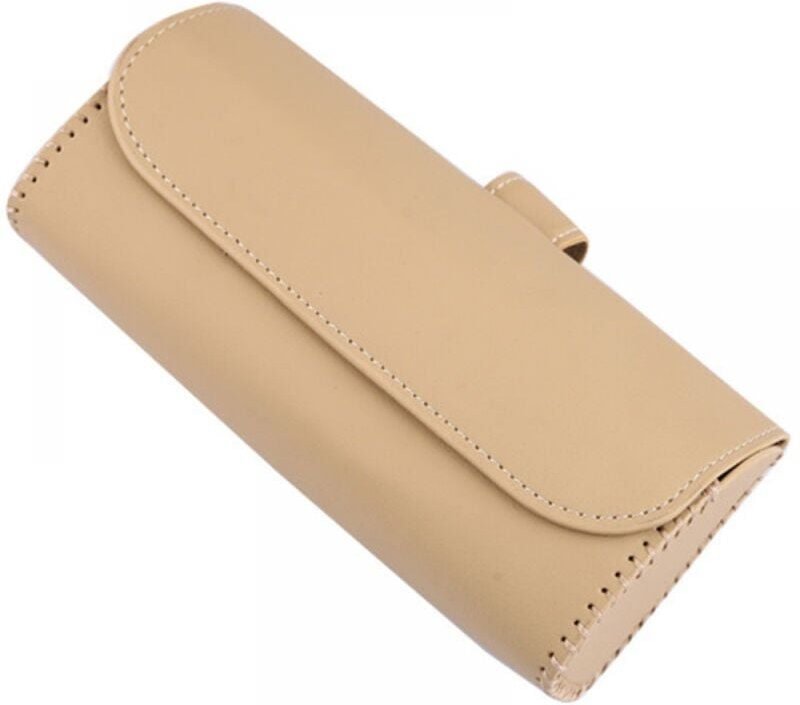 Cyslmuk - Auto-Brillenbox, Auto-Sonnenblenden-Brillenhalter mit Verschluss, Aufbewahrungsbox für Auto-Visierkarten, Münz...