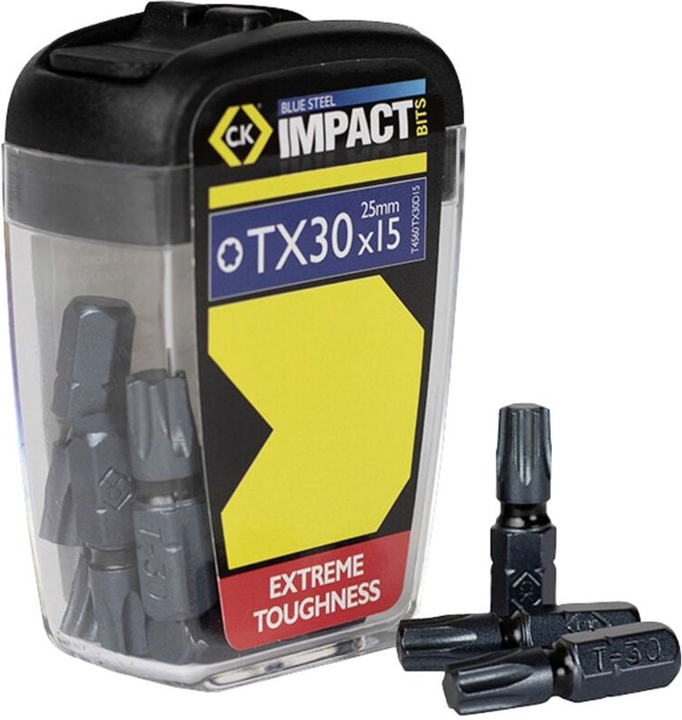C.k Blue Steel T4560 TX30D15 Sechskant-Bit 15teilig Sechskant