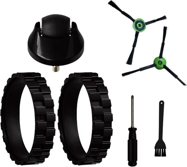 FüR I3 I3+ I4 I6 I6+ I7 I8 E5 E6 E7 J7 7550 3550 3150 5150 6198 7150 Vorderrad-Lenkrollen-SeitenbüRsten