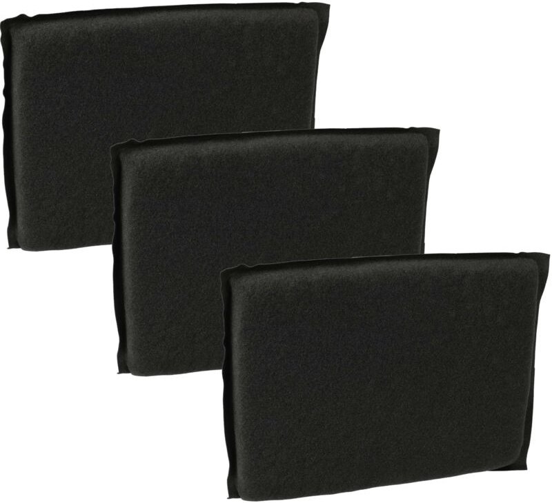 3x Aktivkohlefilter kompatibel mit Vorwerk Tiger VT265, VT270, 265, 270, VT-265, 300, VT260, 260 Staubsauger - Filterset...