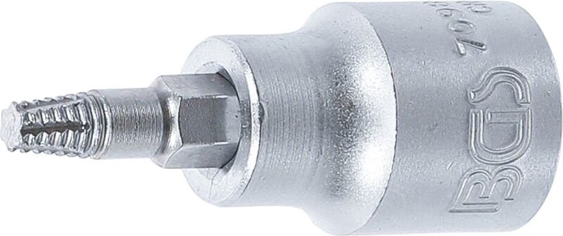 Bgs Technic - Schraubenausdreher-Bit-Einsatz Antrieb Innenvierkant 10 mm (3/8') für defektes T-Profil (für Torx) T25