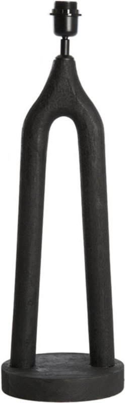 Tischlampe - Xitta - schwarz - holz - einzelne - Light&living