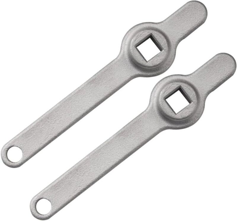 Clé Purge Radiateur, 2 Pièces Cle Purgeur Radiateur, Cle de Purge pour Radiateur, Carrée Clé Radiateur à Long Manche, Ac...