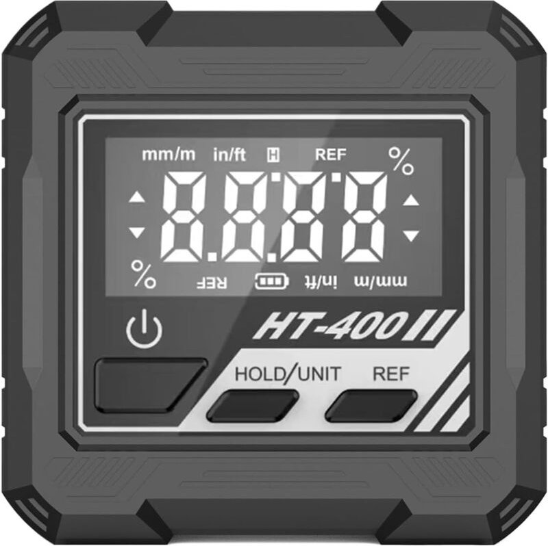 CCYKXA Winkelmesser – LCD-Wasserwaagengehäuse Digitaler Winkelmesser mit 4 x 90°-Magnetfuß und Hintergrundbeleuchtung, 0...