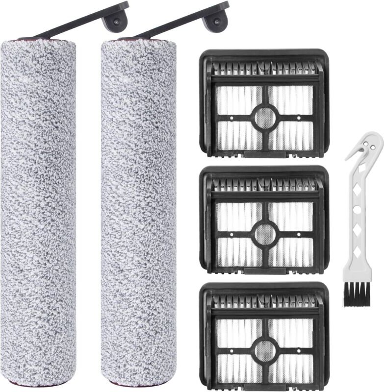 Ersatzteile für Dreame H12 Pro / H12 Dual Staubsauger: 2 Rollbürsten, 3 HEPA-Filter, 1 Reinigungsbürste