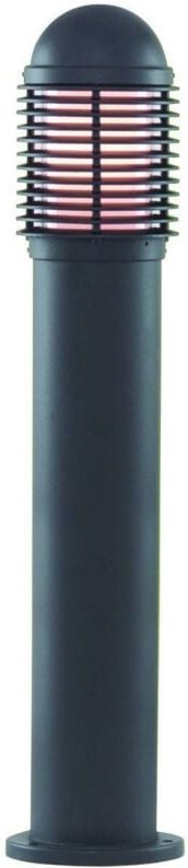 Searchlight Outdoor Posts - 1 Licht Außenpoller aus Aluminium Licht Schwarz IP44, E27