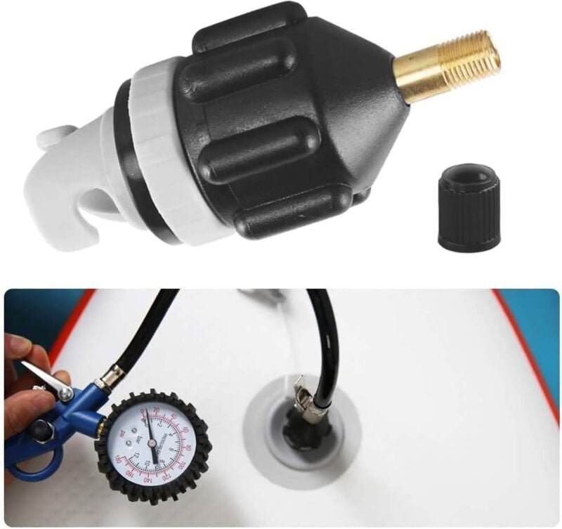 SUP-Adapter, herkömmliche Luftpumpe, SUP-Adapter für Kompressor, Luftpumpen-Konverter für Kanu, Kajak, Paddelbrett, Schl...