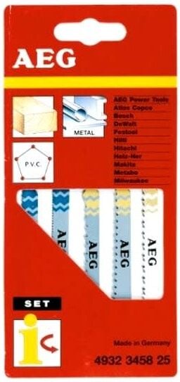 Stichsägeblätter t sortiert pro 5 für Stichsäge a.e.g.