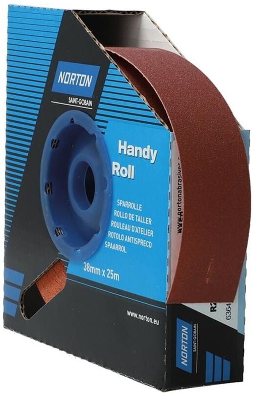 Saint Gobain Norton Clipper Sparrolle R222 38 mmx25 m P150