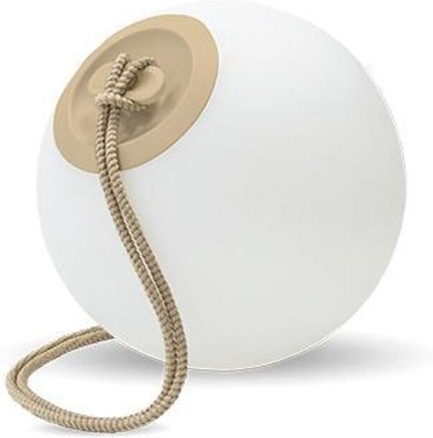 Licht-erlebnisse - led Hängelampe außen kabellos Akku Dimmer Farbwechsel rgbw IP65 ø 24 cm Kugel Schirm Modern Außenleuc...