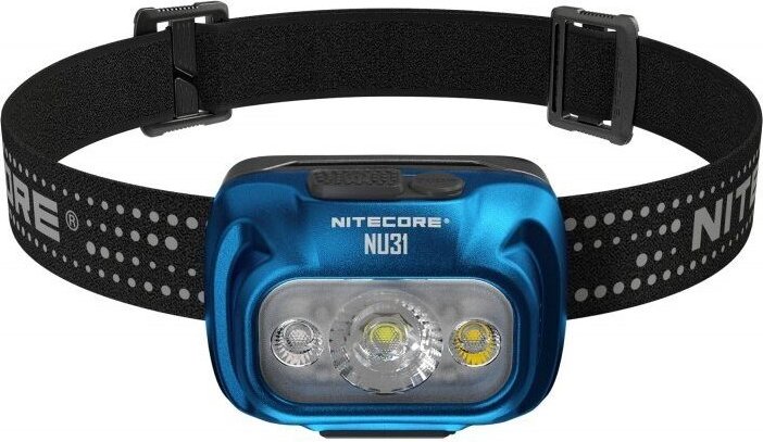Nitecore - NU31 blau led Stirnlampe akkubetrieben 550 lm NC-NU31-BL