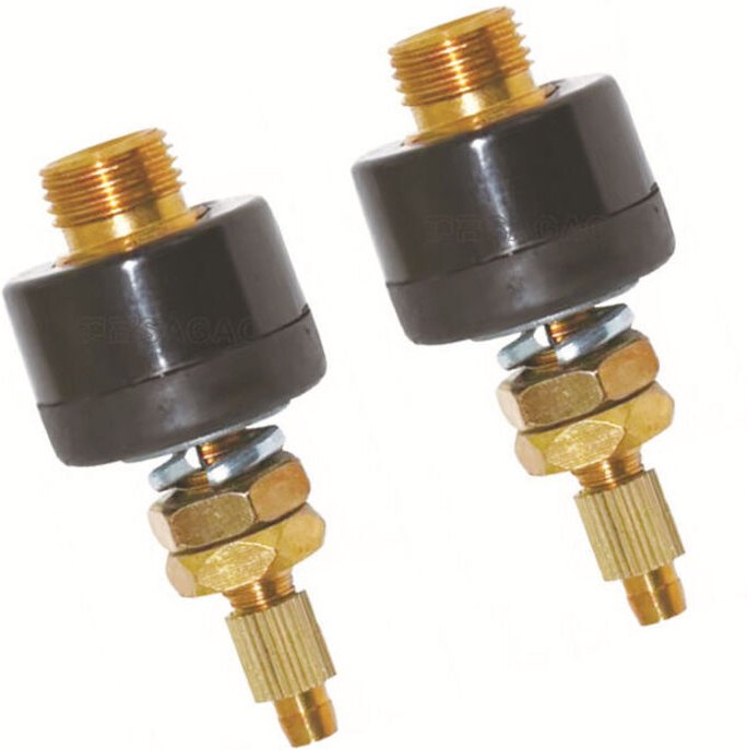 Welder Torch Argon Arc Welding Machine Gas Electric Quick Connector For Welder Torch 70x15mm(2 pcs)