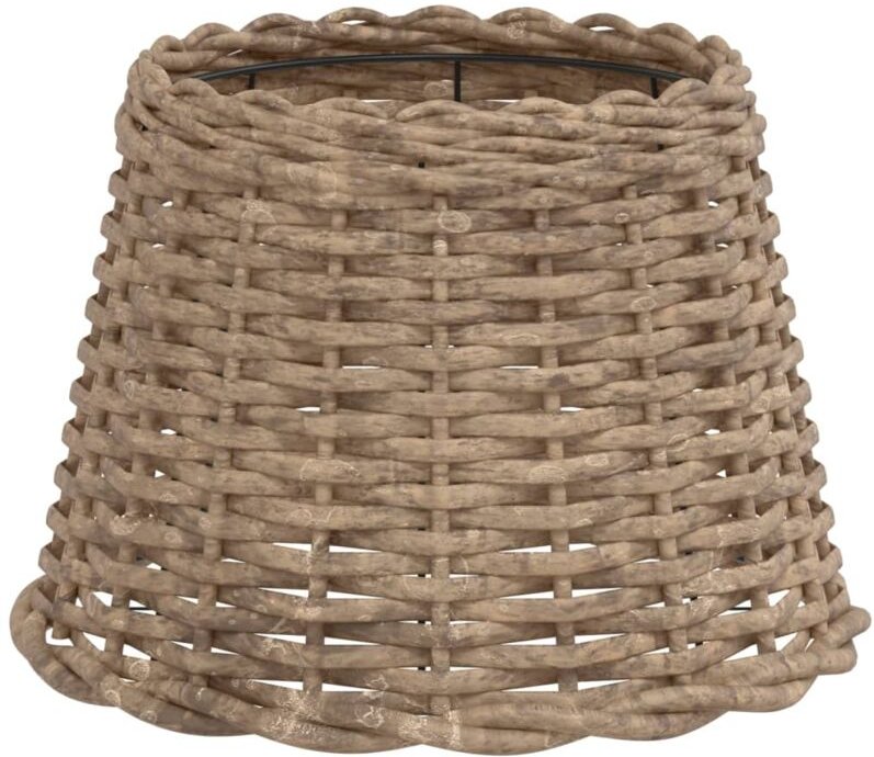 Lampenschirm Braun Ø30x20 cm Korbweide Vidaxl